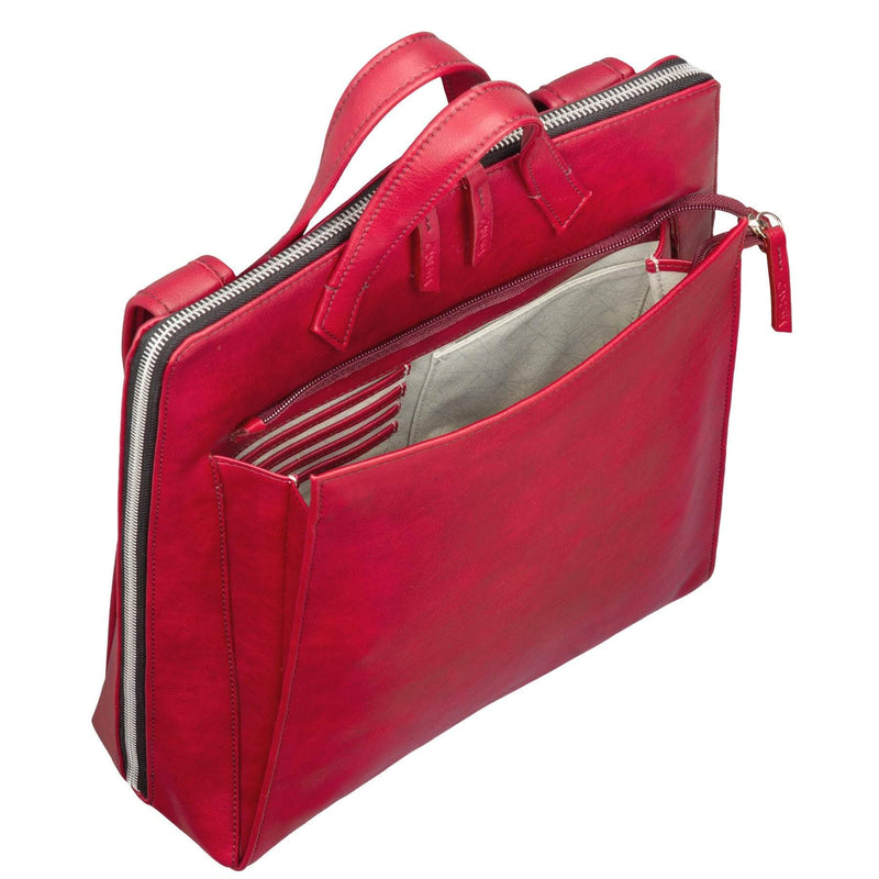 Canussa Urban Vegan Leather Backpack | Red