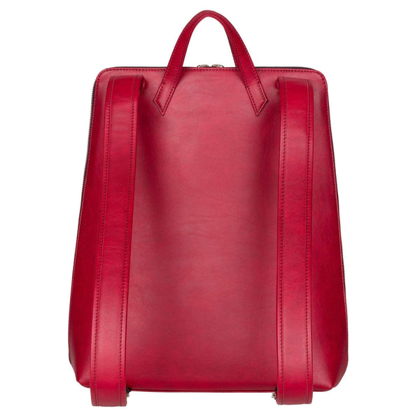 Canussa Urban Vegan Leather Backpack | Red