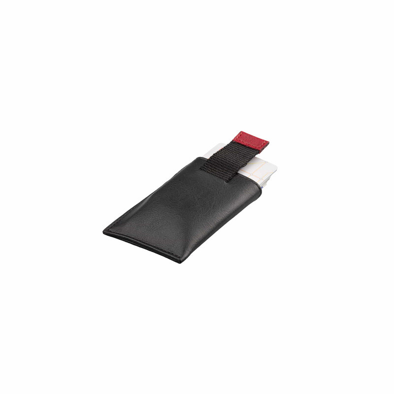 Canussa Wallet Vegan Card holder - Black/Red