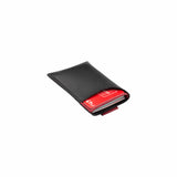 Canussa Wallet Vegan Card holder - Black/Red