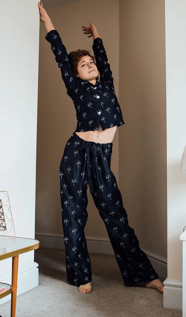 Vegan silk pyjamas sale