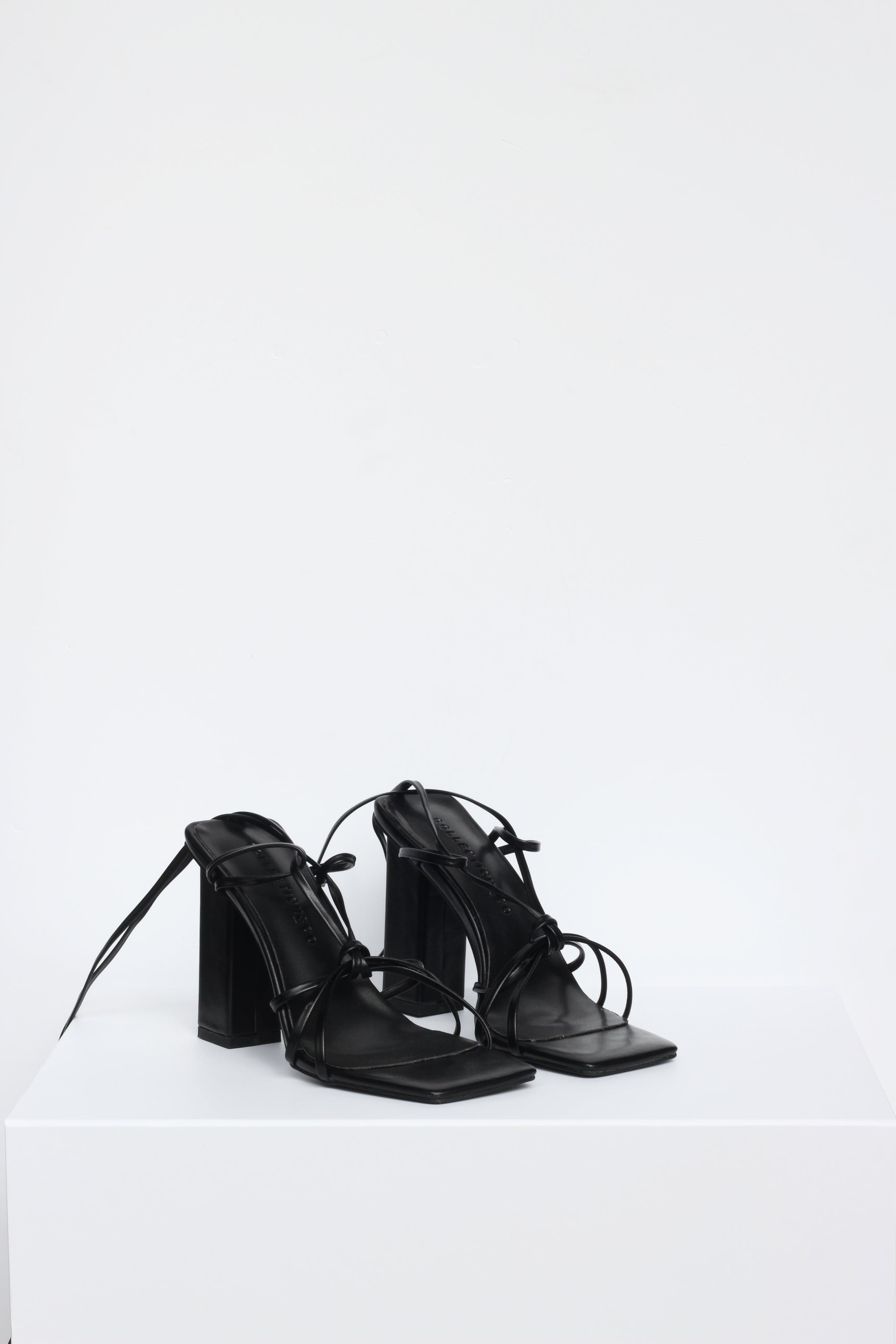 Collection and Co MARA Heeled Sandal, Black