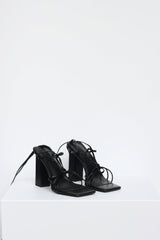 Immaculate Vegan - Collection and Co MARA Heeled Sandal, Black