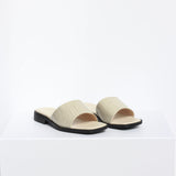 Immaculate Vegan - Collection and Co Romi Up-Cycled Vegan Leather Sandals | Cream Croc