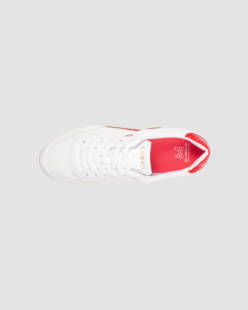 Corail Marseille 20 Recycled Vegan Trainers | Red