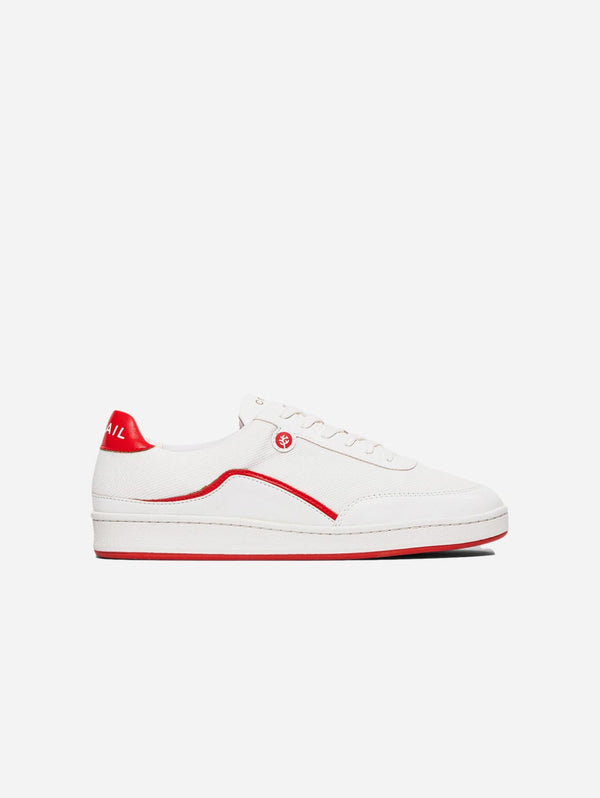 Corail Marseille 20 Recycled Vegan Trainers | Red Red / UK3.5 / EU36 / US6