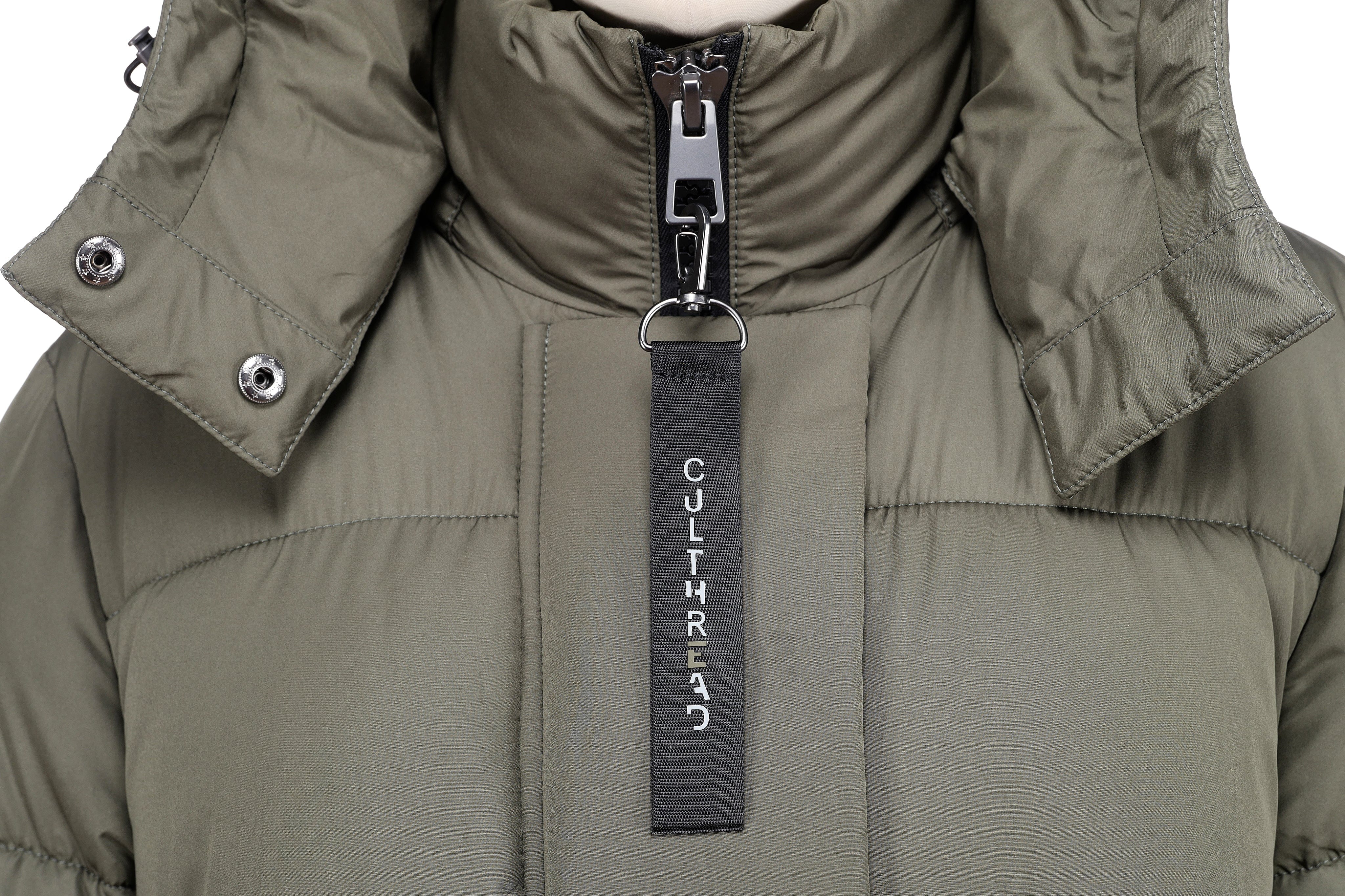 CULTHREAD COLVILLE II olive green puffer jacket