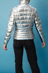 CULTHREAD Faraday Recycled Vegan Puffer Jacket | Sterling Silver
