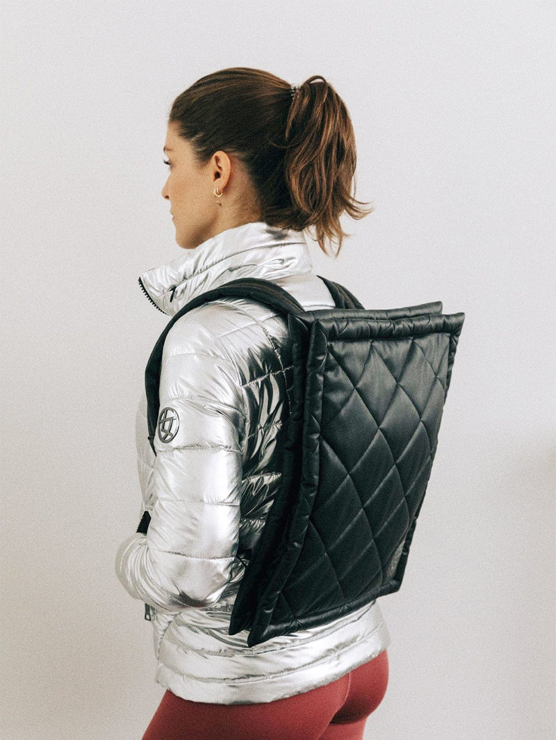CULTHREAD Faraday Recycled Vegan Puffer Jacket | Sterling Silver