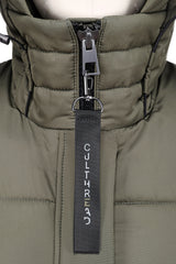 Immaculate Vegan - CULTHREAD PORTOBELLO II olive green long puffer jacket