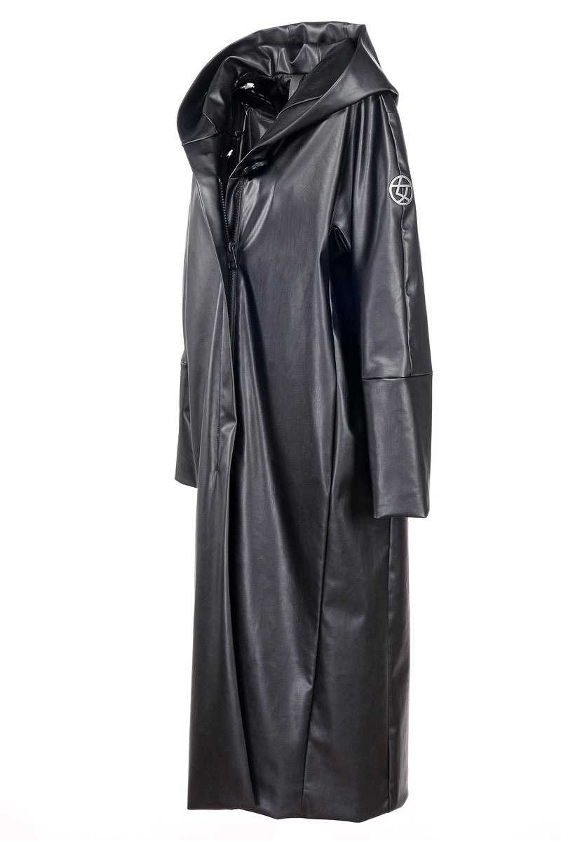 CULTHREAD RECYCLED VEGAN LEATHER long coat