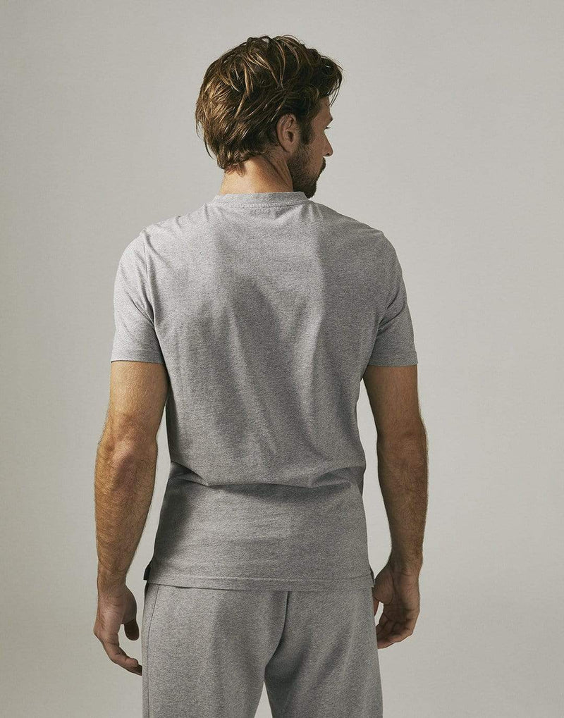 Cut & Pin Cotton T-shirt | Grey