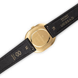 Immaculate Vegan - Cyssan CYS2 Gold & Champagne Dial Watch | Black Vegan Leather Strap