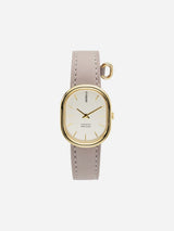 Immaculate Vegan - Cyssan CYS5 Gold & Champagne Dial Watch | Sand Vegan Leather strap