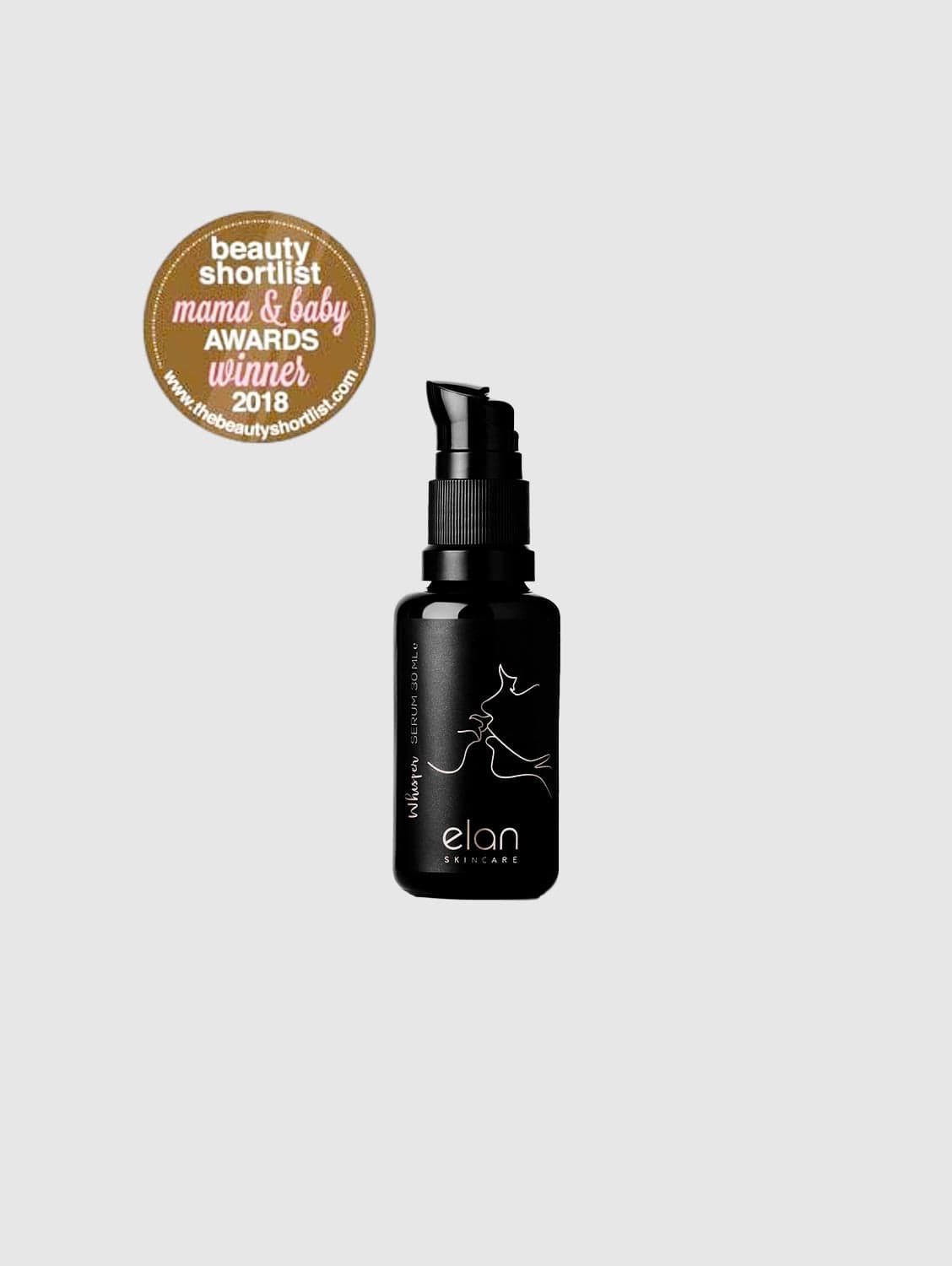 Elan Skincare Whisper | Soothing & Moisturising Organic Vegan Face Oil/Serum 30ml