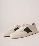 elliott Climate Positive Recycled Canvas Trainer | White/Green