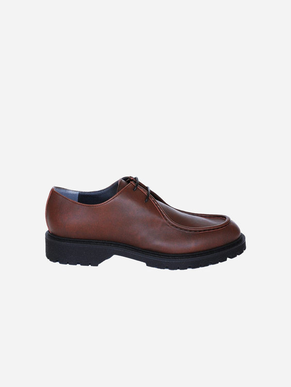 Good Guys Don't Wear Leather BOBBY vegan Tyrolean shoes | BROWN 44