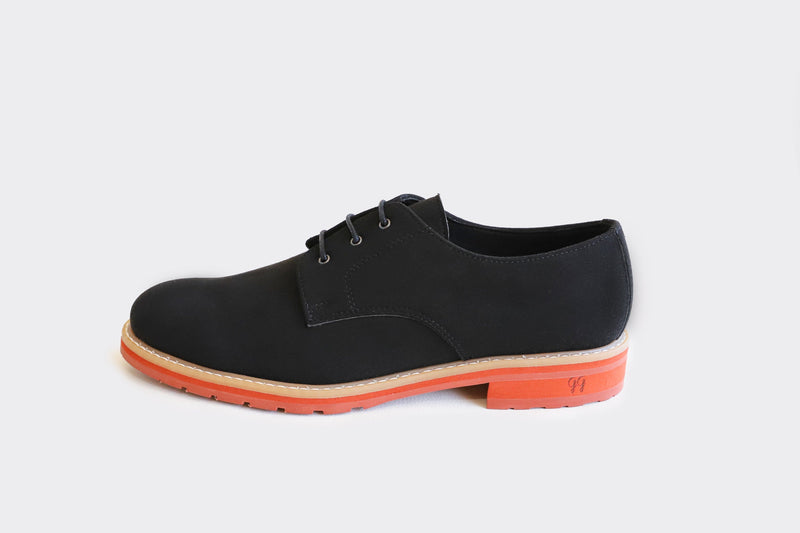 Good Guys Don't Wear Leather Aponi 2.0 Vegan Suede Derby Shoe | Black