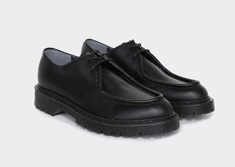 Good Guys Don't Wear Leather BOBBY vegan Tyrolean shoes | BLACK