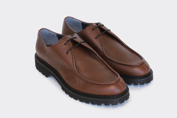 Good Guys Don't Wear Leather BOBBY vegan Tyrolean shoes | BROWN