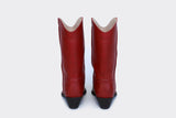 Good Guys Don't Wear Leather DAKOTA High Top Vegan western boots | RED