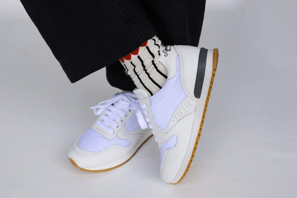 Good Guys Don't Wear Leather Felix Vegan Suede Trainers | White