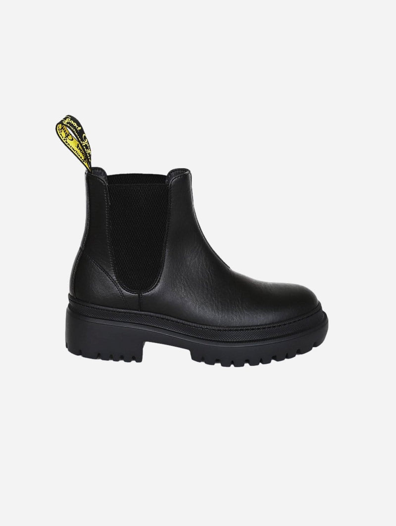 Good Guys Don't Wear Leather OLIVER vegan Chelsea Boots  | BLACK