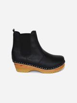Good Guys Don't Wear Leather Rockwell Vegan Leather Clog Boots | Black