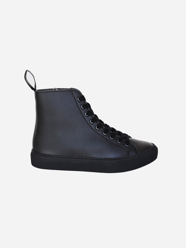 Good Guys Don't Wear Leather Wack Vegan Leather High-Top Trainer | Black