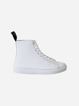 Immaculate Vegan - Good Guys Don't Wear Leather Wack Vegan Leather High-Top Trainer | White