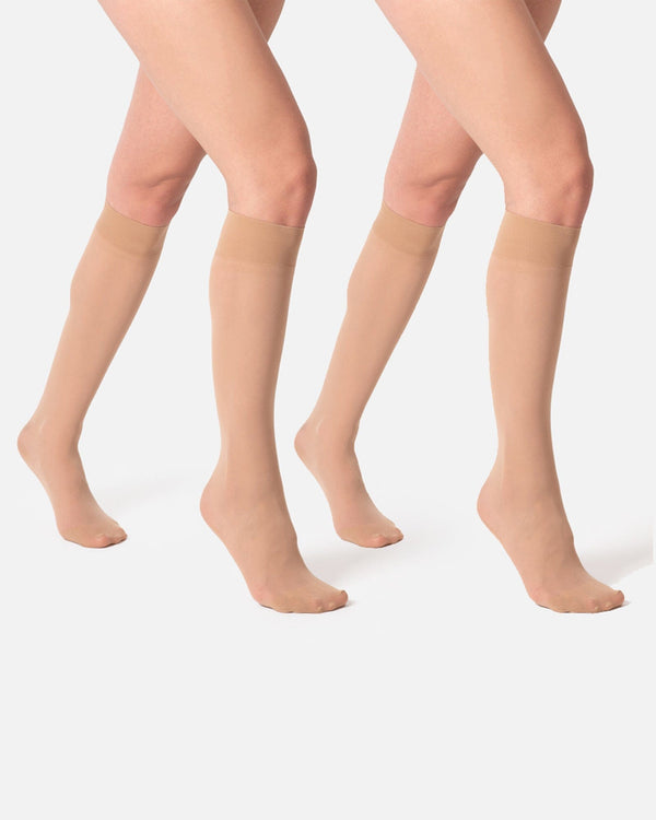 Hedoine The Tame | Bio Nude Knee Highs Set Set of 2