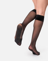 Immaculate Vegan - Hedoine The Tame | Bio Black Knee Highs
