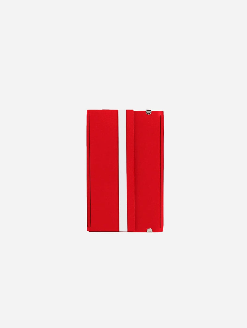 Hemincuff ORIGAMI PASSPORT HOLDER | FIRE RED BLACK / ONE SIZE