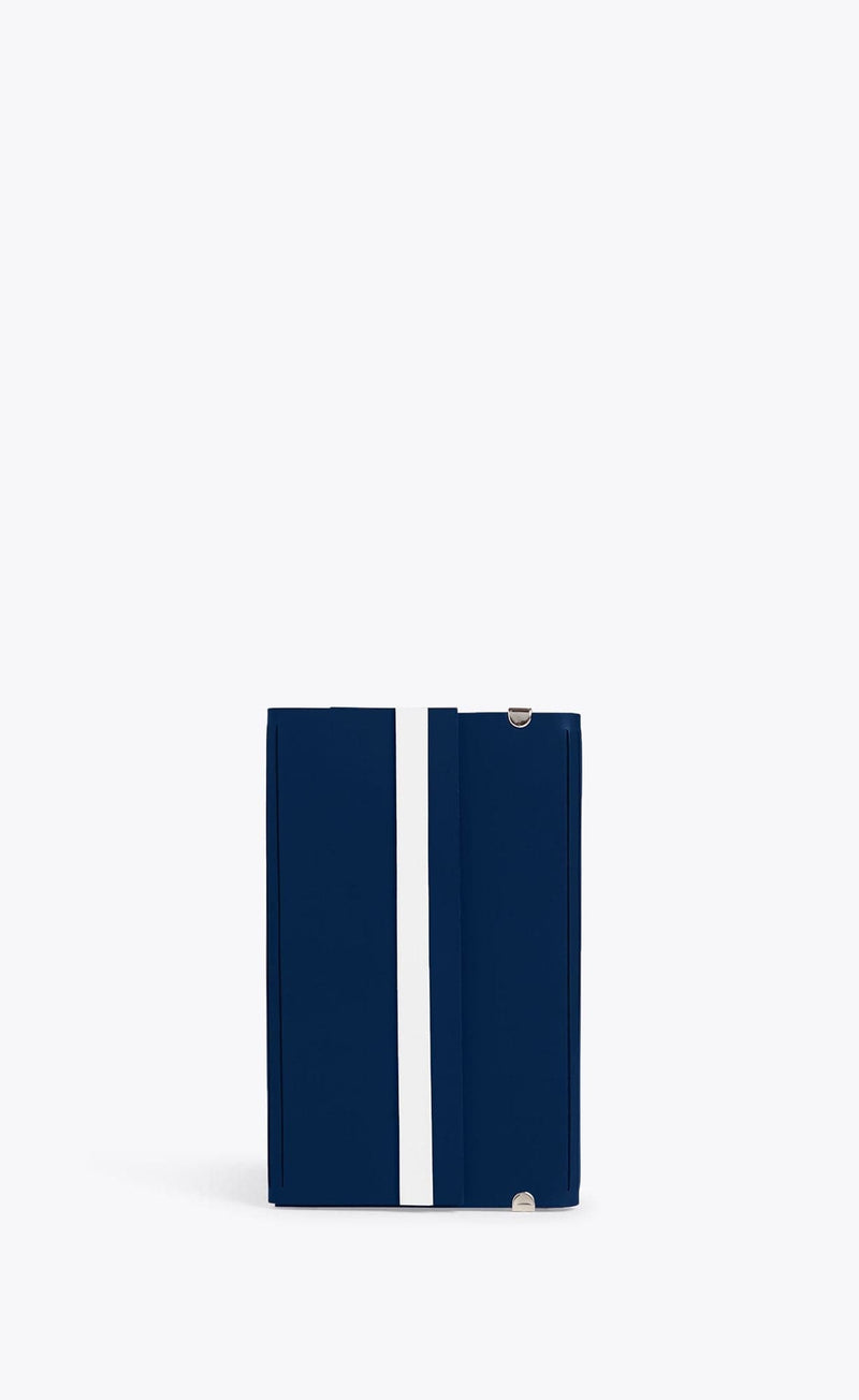 Hemincuff ORIGAMI PASSPORT HOLDER | MIDNIGHT NAVY BLACK / ONE SIZE