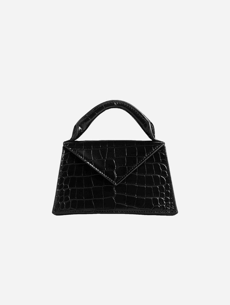Hemincuff Stef Recycled Vegan Leather Mini Handbag | Black Black / One size