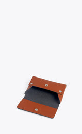 Immaculate Vegan - Hemincuff ORIGAMI CARD CASE COGNAC / ONE SIZE