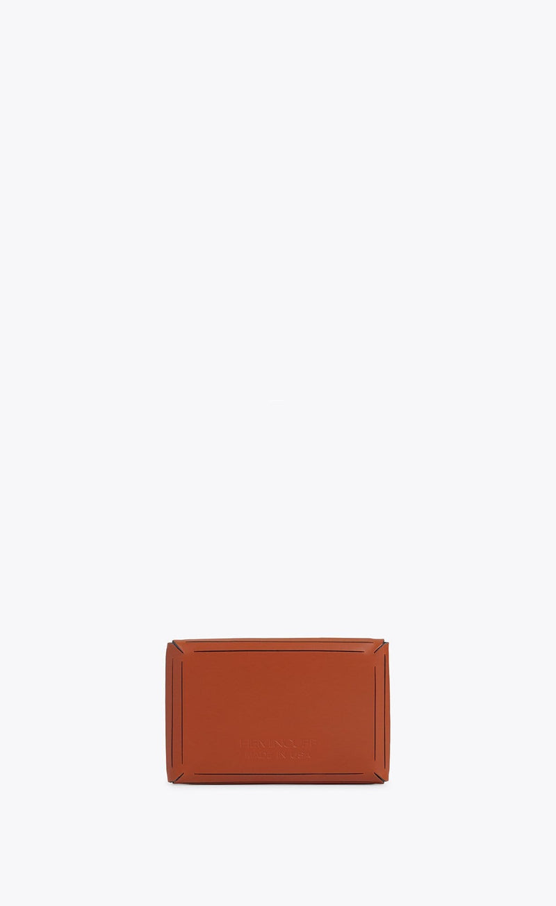 Hemincuff ORIGAMI COIN CASE COGNAC / ONE SIZE