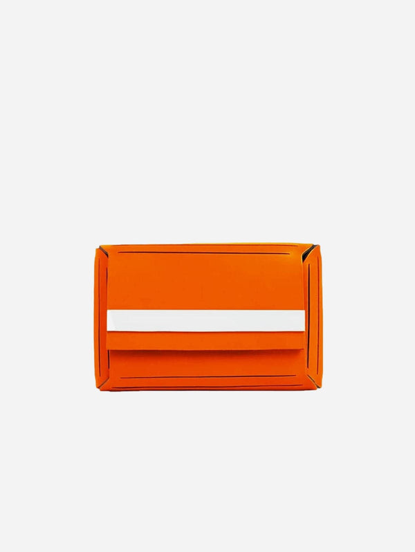 Hemincuff Origami Recycled Vegan Leather Coin Case | Electric Orange Electric Orange