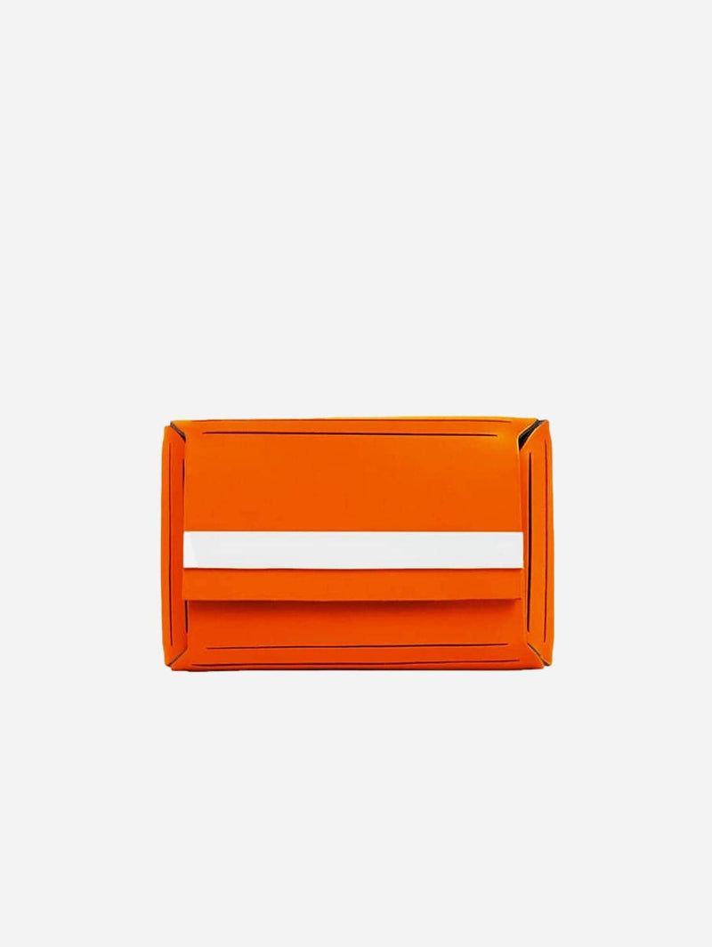 Hemincuff Origami Recycled Vegan Leather Coin Case | Electric Orange Electric Orange
