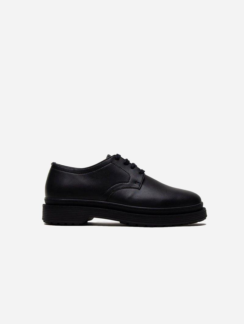 Humans Are Vain Bobby Sustainable Vegan Leather Derby | Black