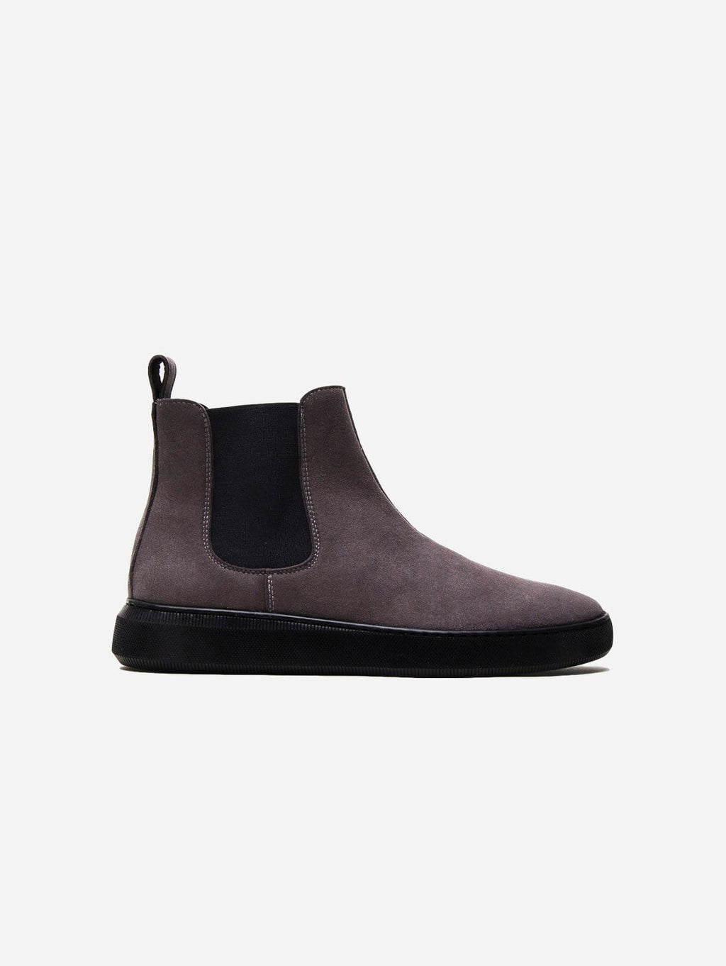 Mellby Sustainable Vegan Suede Chelsea Boot | Grey – Immaculate Vegan