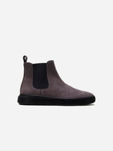 Humans Are Vain Mellby Sustainable Vegan Suede Chelsea Boot | Grey