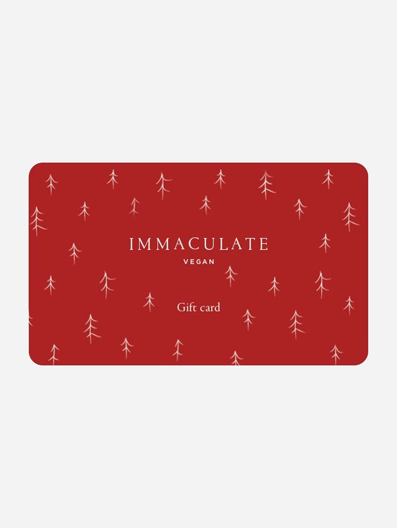 Immaculate Vegan Gift Card Red / £25