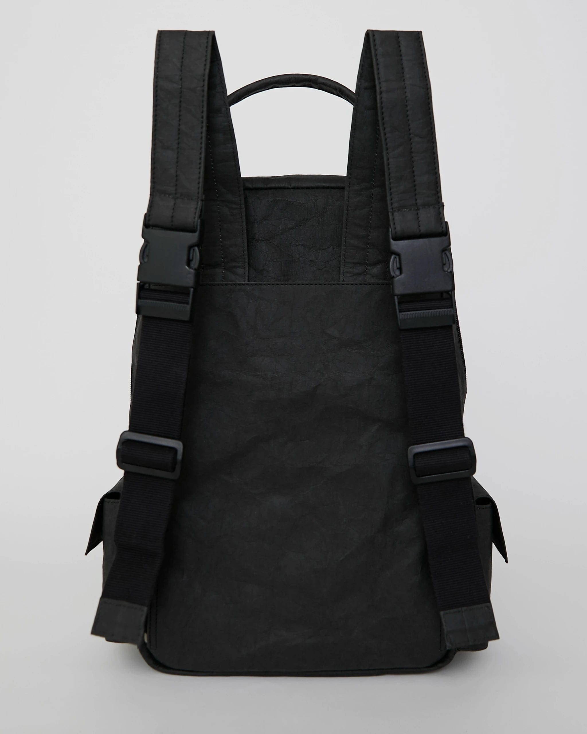 Immaculate Vegan Verlan Vegan Leather Wood Backpack | Black