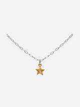 Immaculate Vegan - JULIA THOMPSON JEWELLERY Fairtrade Gold & White Sapphire Star Pendant Necklace