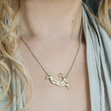 Immaculate Vegan - Fairtrade Yellow Gold Hare Necklace | 9ct