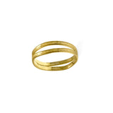 Immaculate Vegan - JULIA THOMPSON JEWELLERY Recycled 925 Sterling Silver / Fairtrade Gold Double Nest Rings | 18ct or Silver