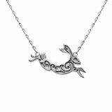 Immaculate Vegan - JULIA THOMPSON JEWELLERY Recycled 925 Sterling Silver Hare Necklace