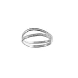 Immaculate Vegan - JULIA THOMPSON JEWELLERY Recycled 925 Sterling Silver / Fairtrade Gold Double Nest Rings | 18ct or Silver Recycled 925 Sterling Silver