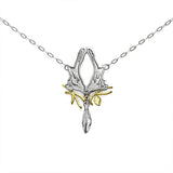 Immaculate Vegan - JULIA THOMPSON JEWELLERY Silver Magpie Herkimer Necklace